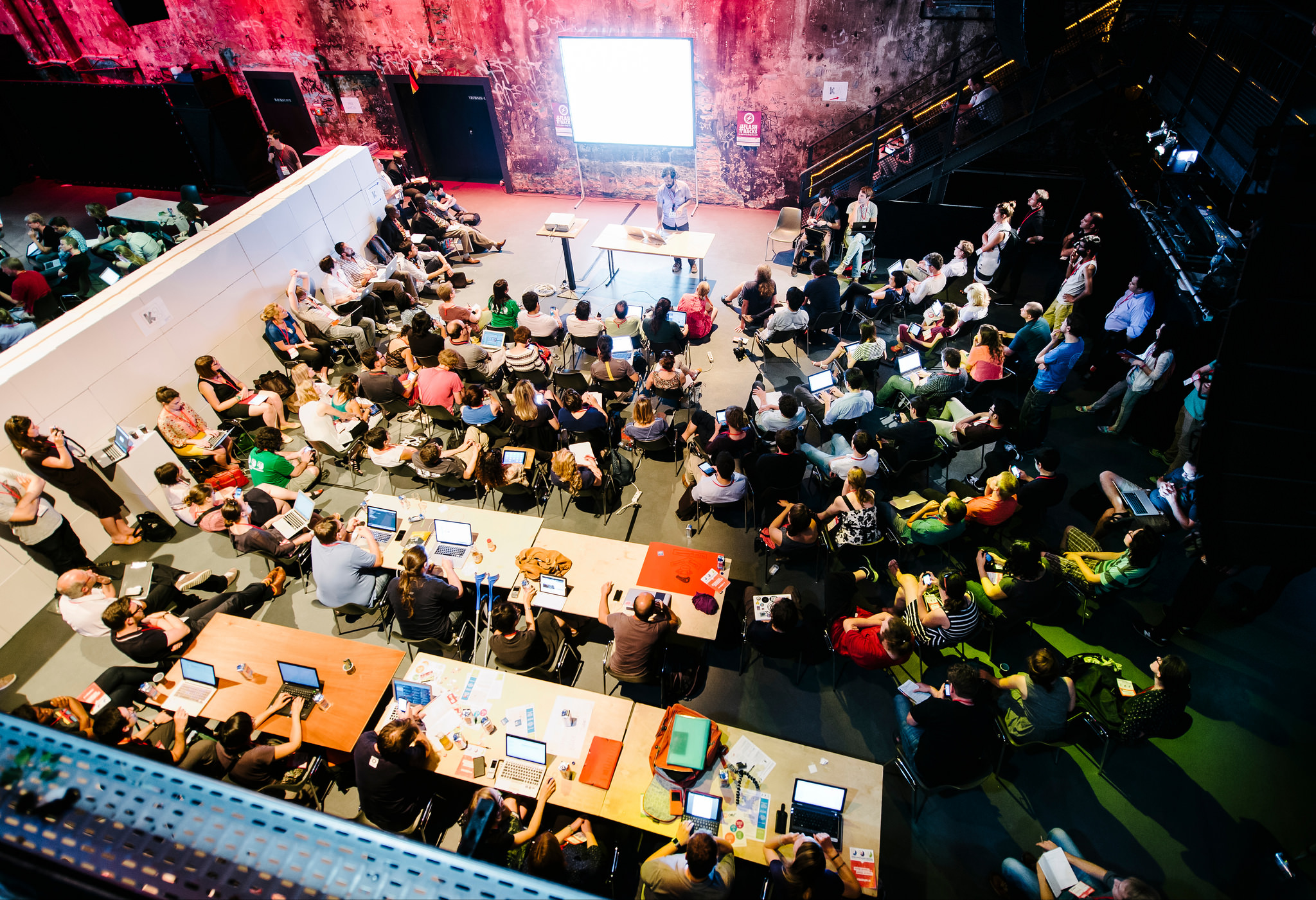 Talk at the Open Knowledge Festival 2014. July 16th at Kulturbrauerei in Berlin. Attribution: Gregor Fischer, www.gfischer-photography.com/ 16.07.2014